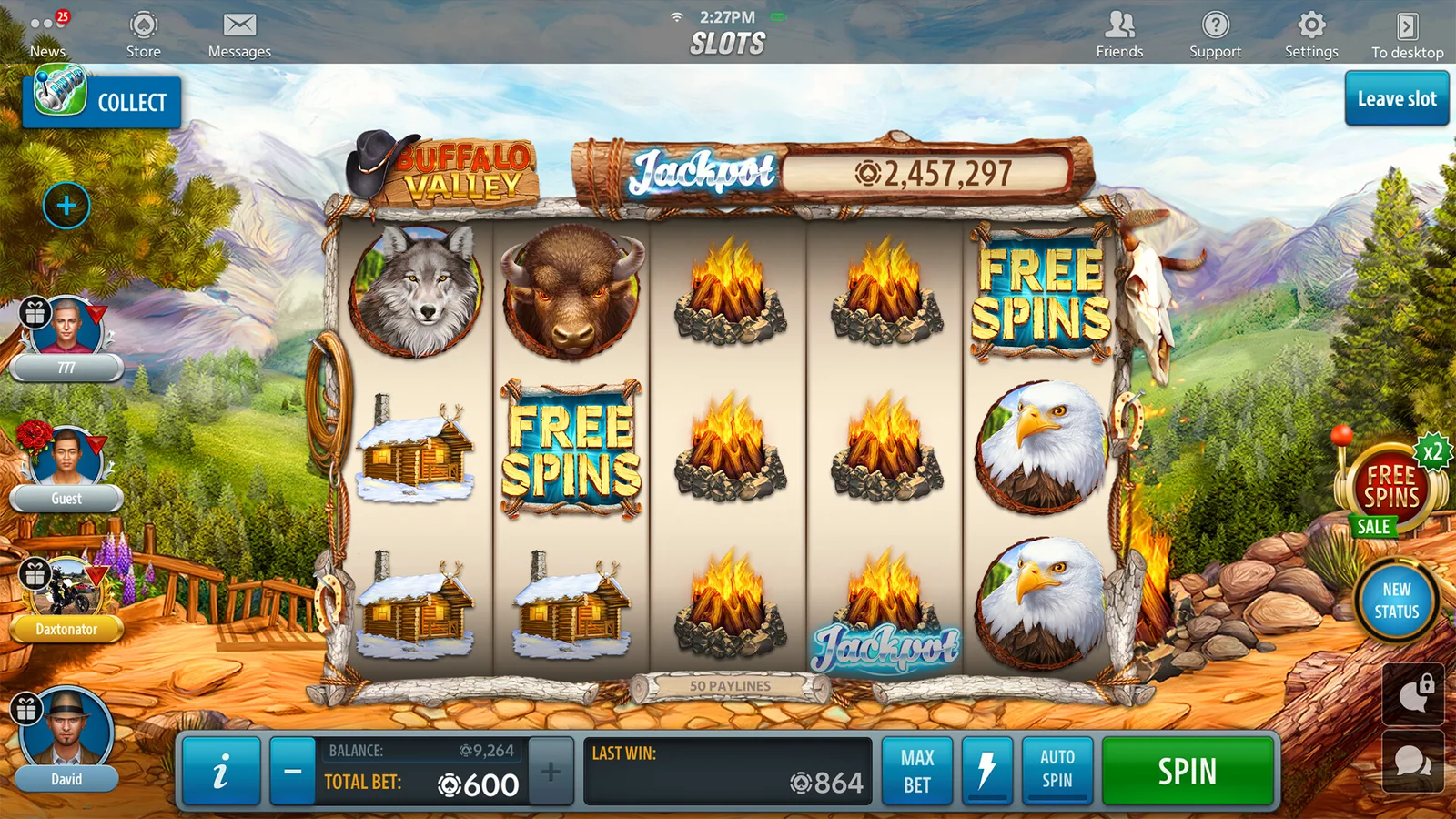 Tampilan visual permainan slot dengan gulungan reel dan simbol berwarna